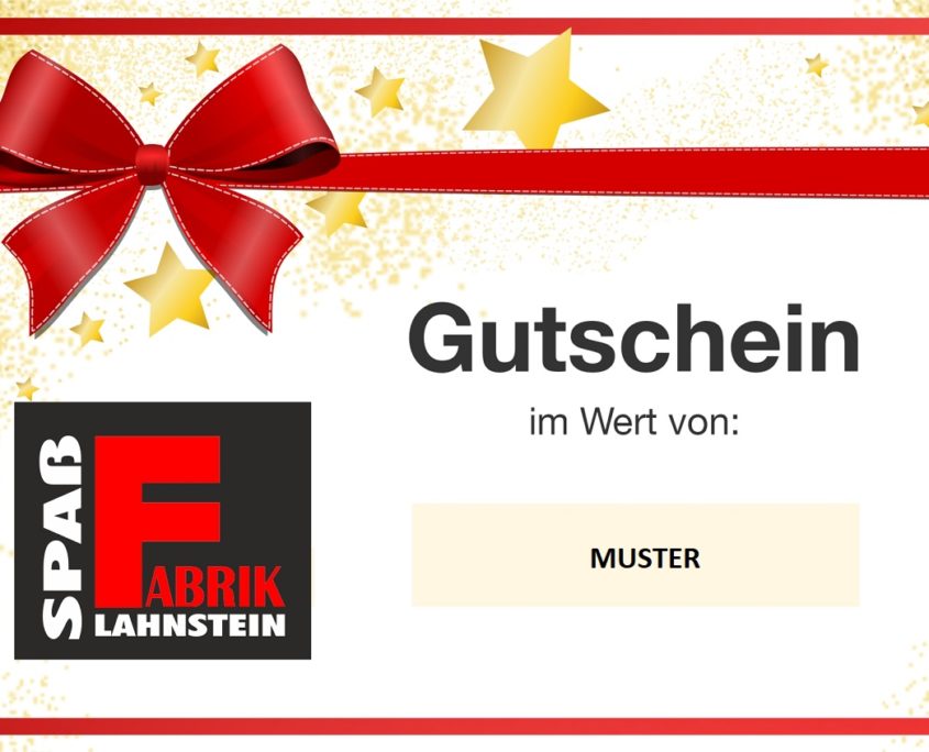 Spaßfabrik - Gutschein