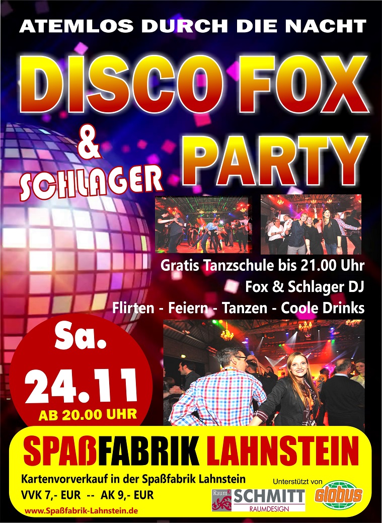 Spaßfabrik Disco Fox Party 2018