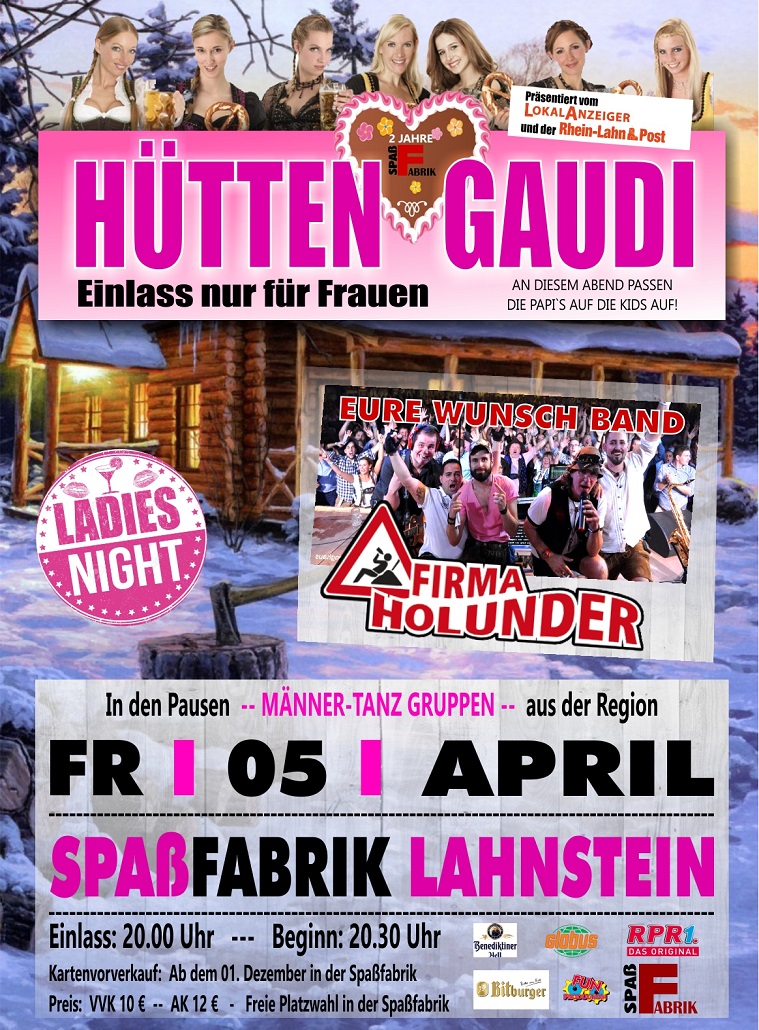 Spaßfabrik Hütten Gaudi Girls