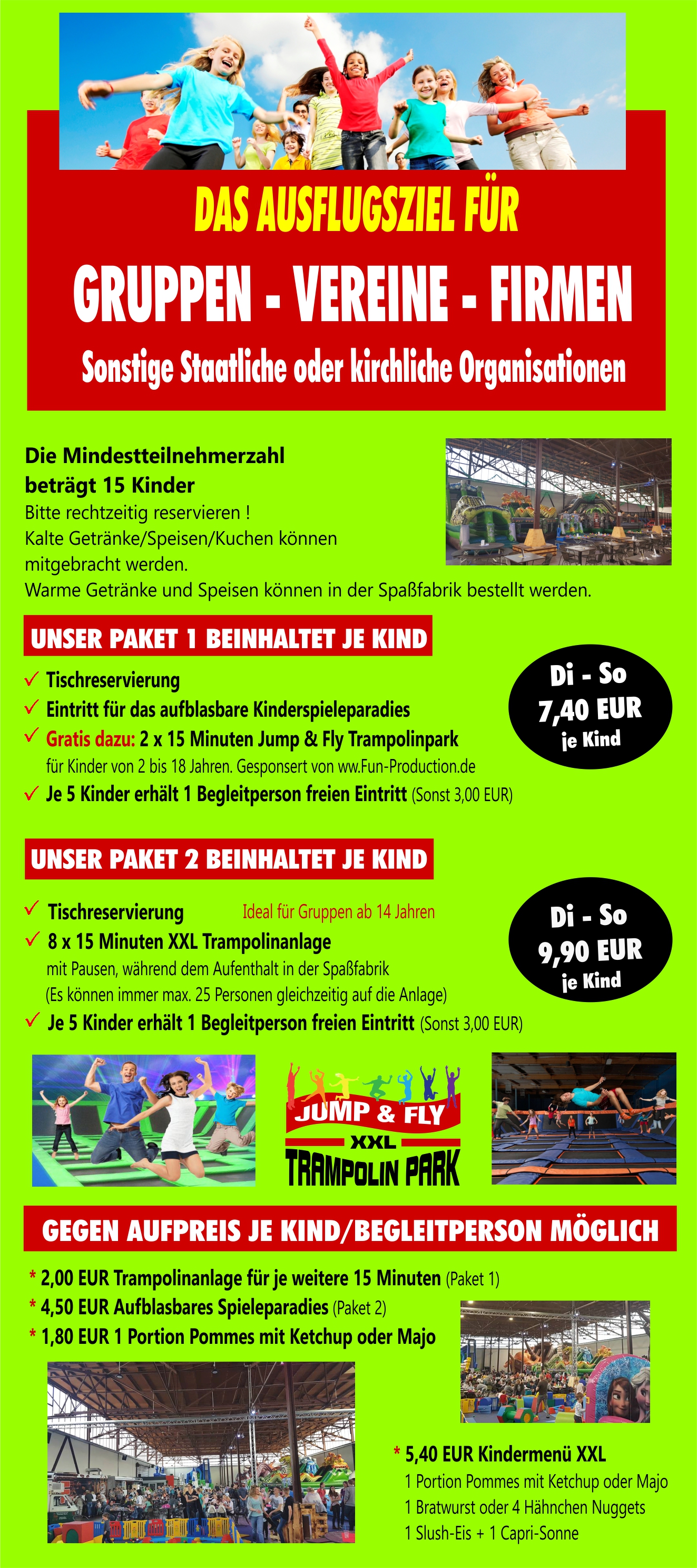 Gruppen Vereine Spaßfabrik Lahnstein
