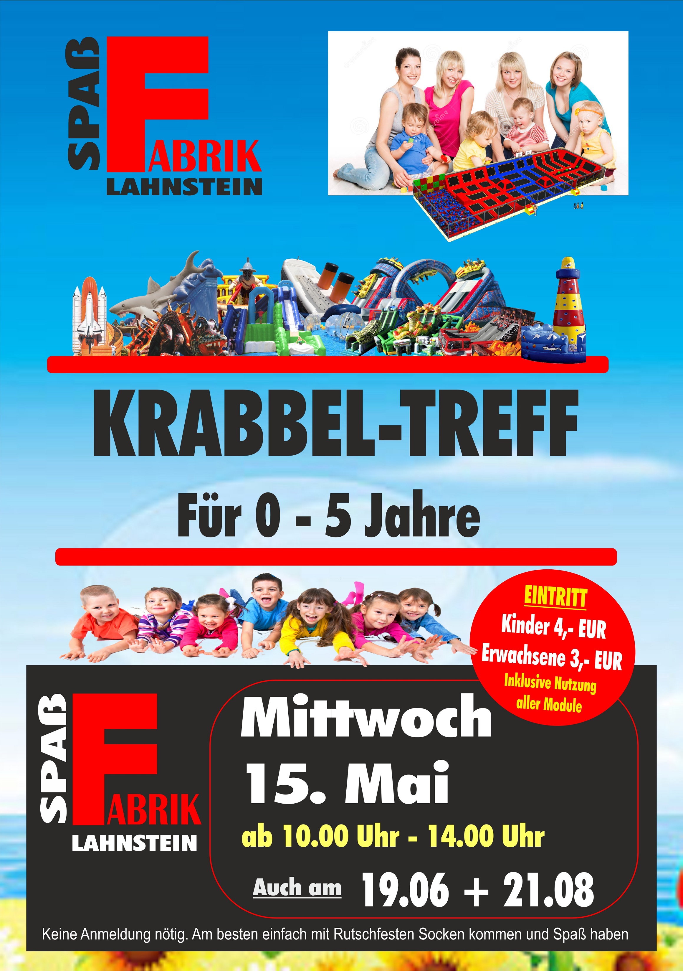 Krabbeltreff 15.05 Spaßfabrik Lahnstein