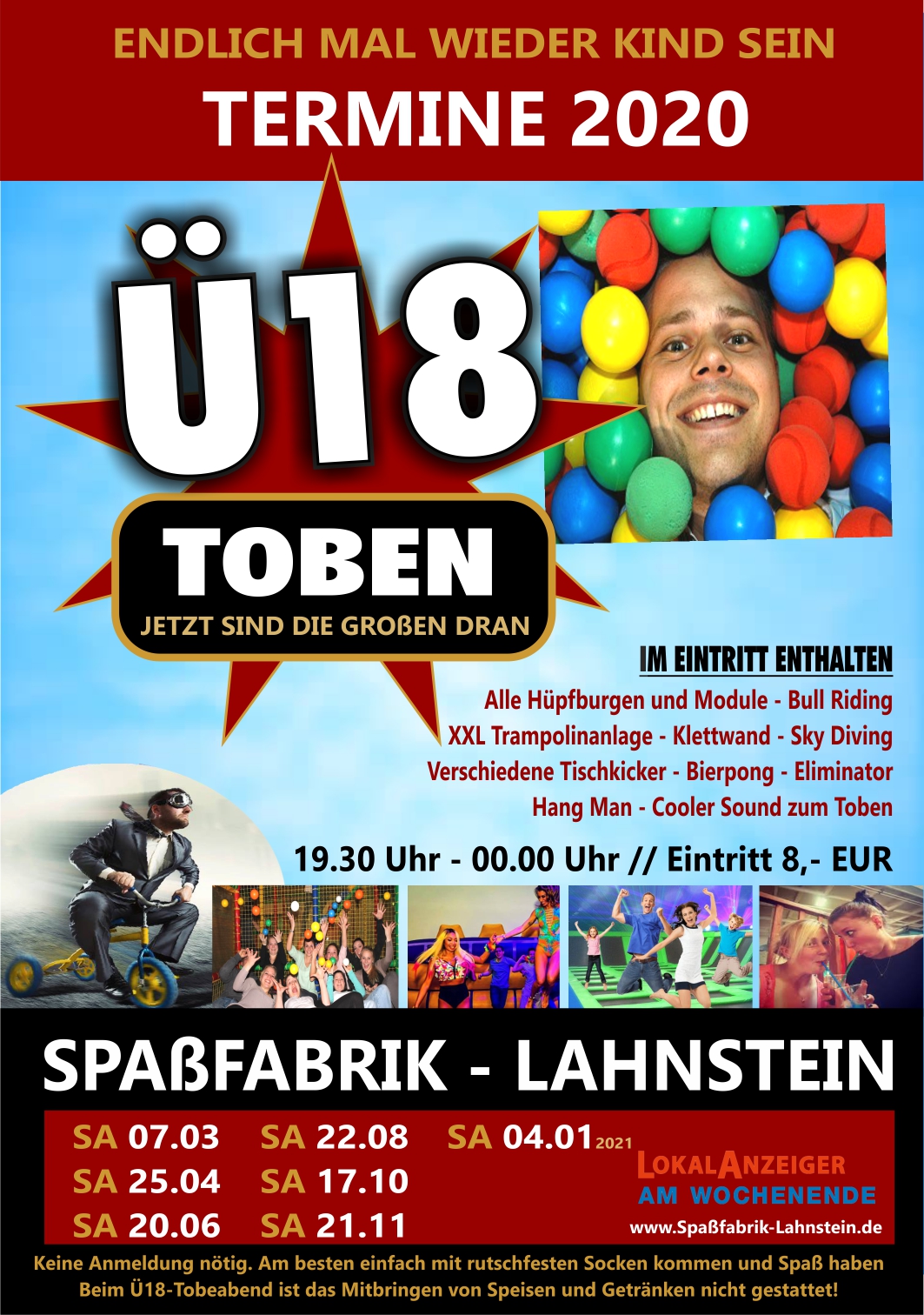 Spaßfabrik - Termine 2020 - 001