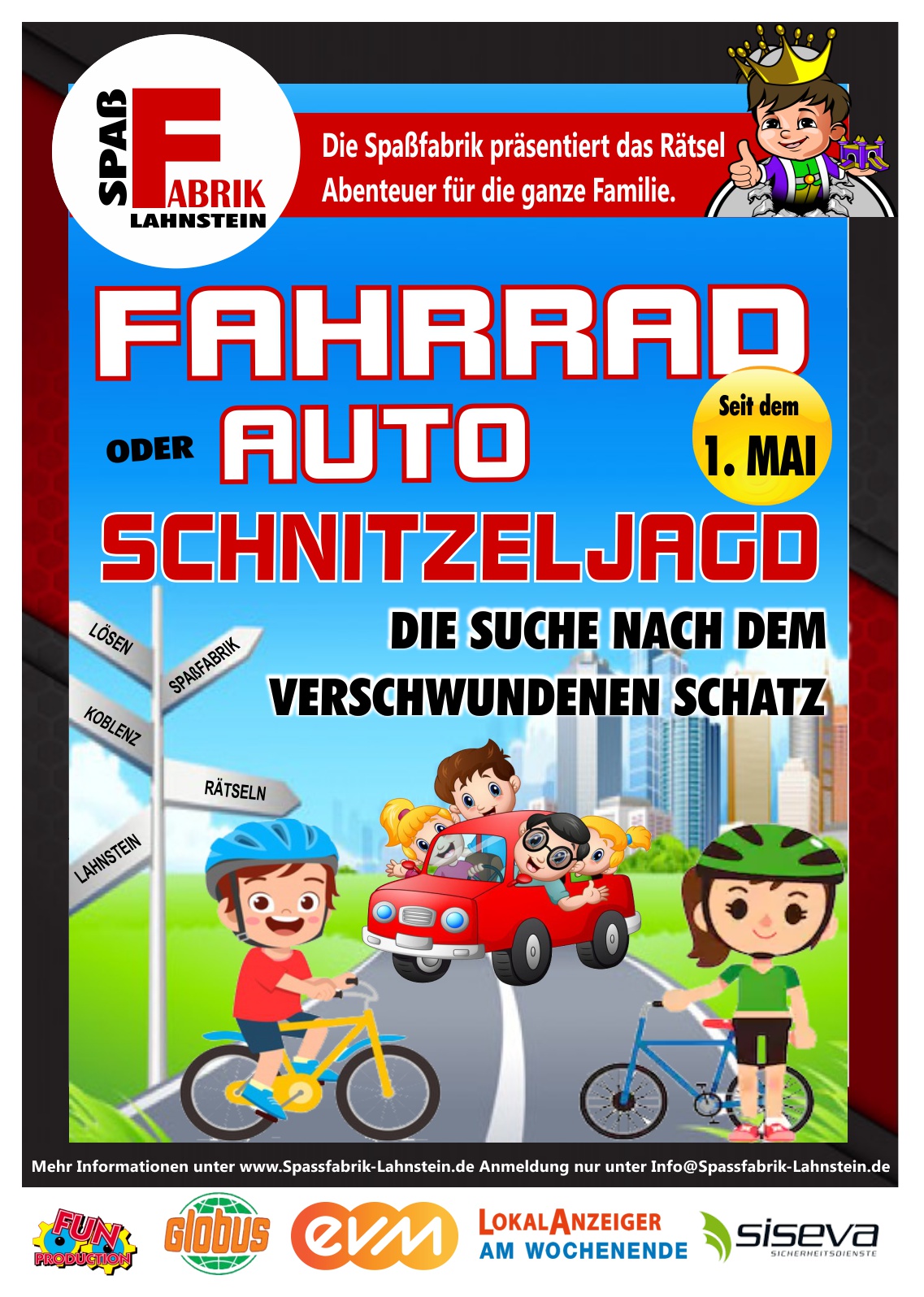 Spaßfabrik Autoschnitzeljagd klein