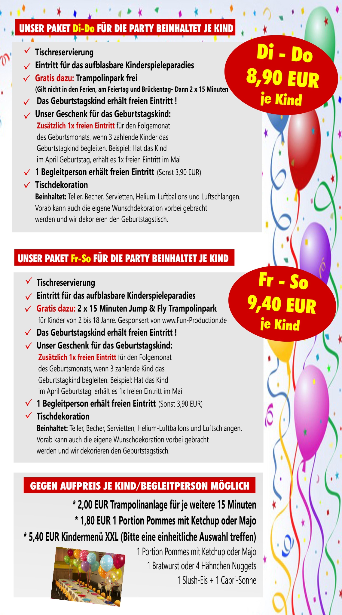 Spaßfabrik A9 Flyer - April 2019
