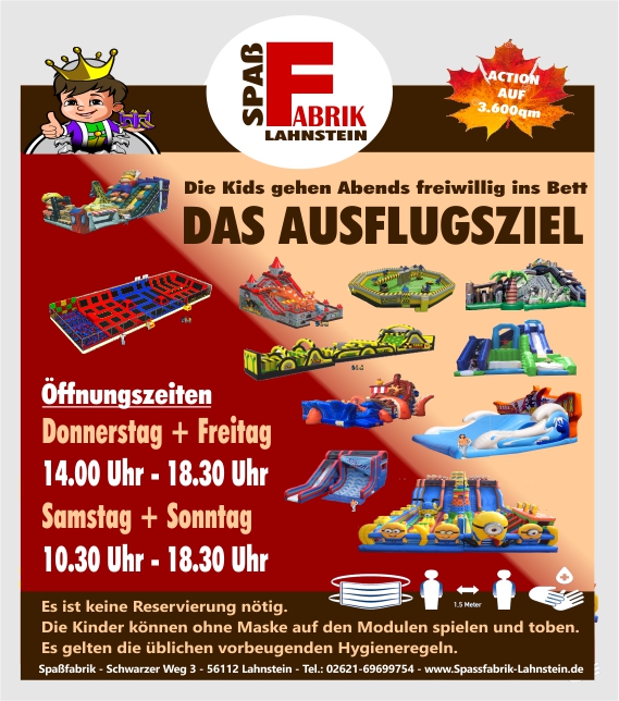 Spaßfabrik Oktober 2020