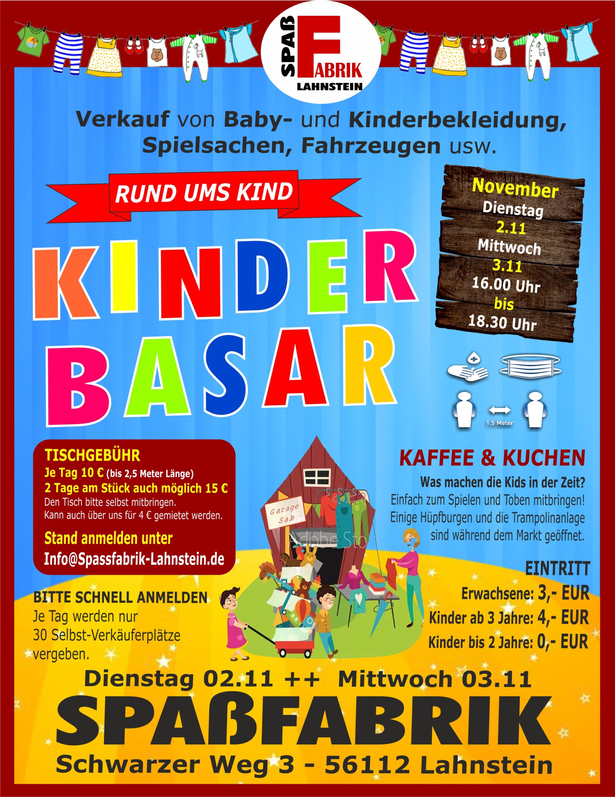 Spaßfabrik Kinderbasar