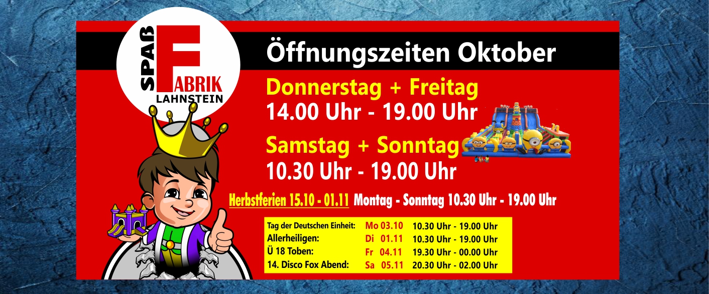 Spaßfabrik Oktober 2022 hj